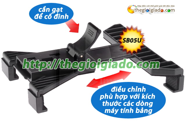 GIÁ ĐỠ MÁY TÍNH BẢNG TRÊN ÔTÔ- Model: SB05U GIÁ ĐỠ MÁY TÍNH BẢNG TRÊN ÔTÔ- Model: SB05U