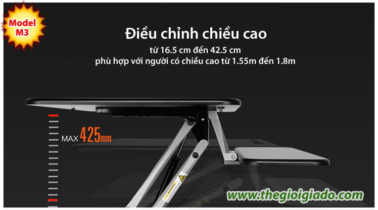 B&agrave;n n&acirc;ng điều chỉnh chiều cao