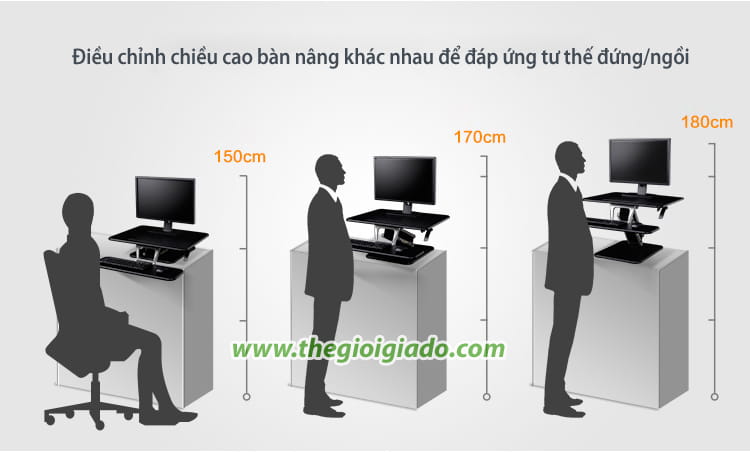B&agrave;n n&acirc;ng điều chỉnh chiều cao