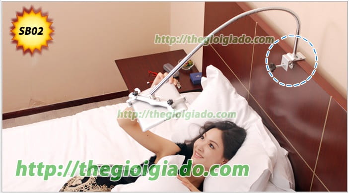 Giá đỡ ipad kiểu đứng nằm trên giường Giá đỡ ipad kiểu đứng nằm trên giường