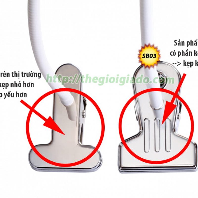 Model SB03 - Gi&aacute; đỡ điện thoại,gi&aacute; đỡ Iphone d&ugrave;ng tr&ecirc;n giường