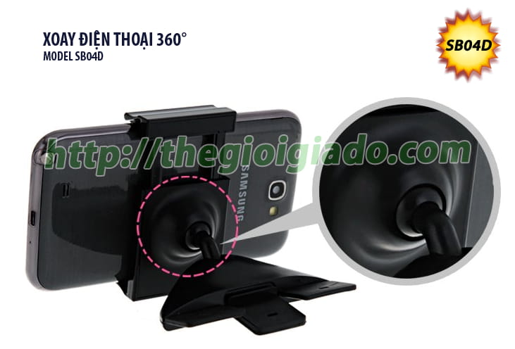 GI&Aacute; ĐỠ SMARTPHONE D&Ugrave;NG TR&Ecirc;N XE &Ocirc;T&Ocirc;,Gi&aacute; đỡ điện thoại d&ugrave;ng tr&ecirc;n oto - MODEL: SB04D