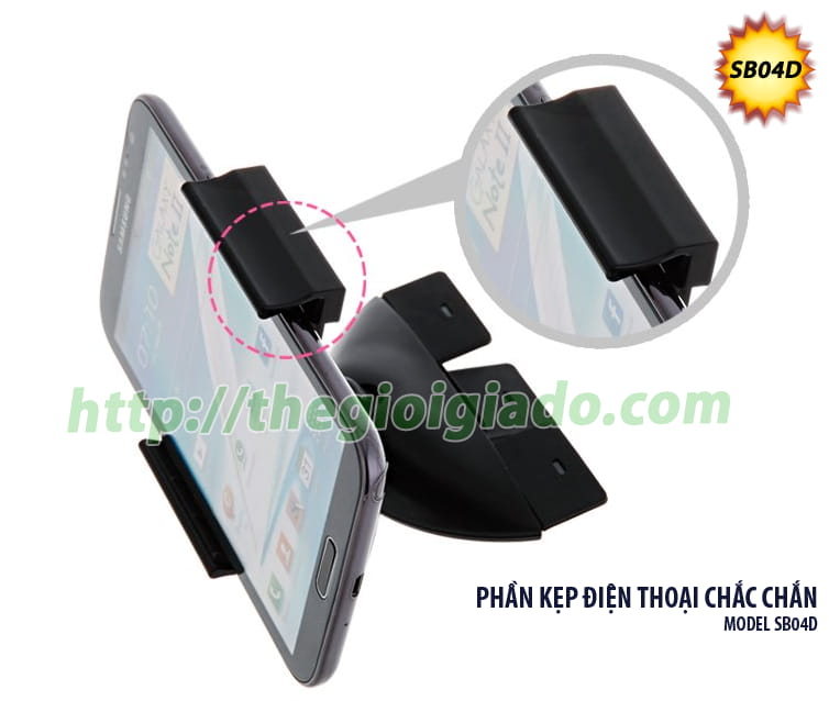 GI&Aacute; ĐỠ SMARTPHONE D&Ugrave;NG TR&Ecirc;N XE &Ocirc;T&Ocirc;,Gi&aacute; đỡ điện thoại d&ugrave;ng tr&ecirc;n oto - MODEL: SB04D