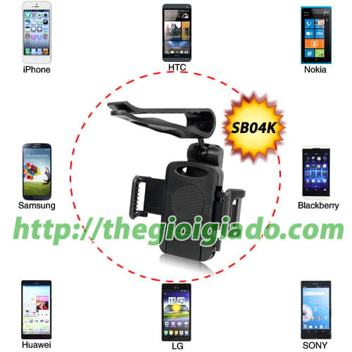 GIÁ ĐỠ SMARTPHONE DÙNG TRÊN XE ÔTÔ,Giá đỡ điện thoại dùng trên oto - MODEL: SB04K GIÁ ĐỠ SMARTPHONE DÙNG TRÊN XE ÔTÔ,Giá đỡ điện thoại dùng trên oto - MODEL: SB04K