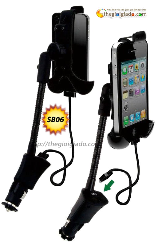 GI&Aacute; ĐỠ SMARTPHONE D&Ugrave;NG TR&Ecirc;N XE &Ocirc;T&Ocirc;,Gi&aacute; đỡ điện thoại d&ugrave;ng tr&ecirc;n oto - MODEL: SB06