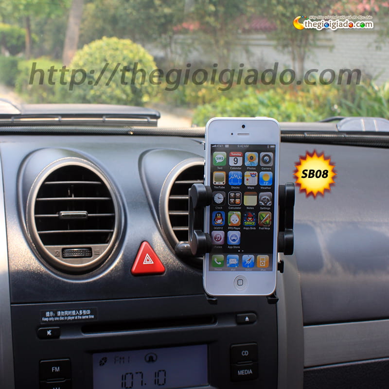 GI&Aacute; ĐỠ SMARTPHONE D&Ugrave;NG TR&Ecirc;N XE &Ocirc;T&Ocirc;,Gi&aacute; đỡ điện thoại d&ugrave;ng tr&ecirc;n oto - MODEL: SB08