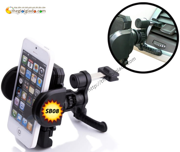 GI&Aacute; ĐỠ SMARTPHONE D&Ugrave;NG TR&Ecirc;N XE &Ocirc;T&Ocirc;,Gi&aacute; đỡ điện thoại d&ugrave;ng tr&ecirc;n oto - MODEL: SB08