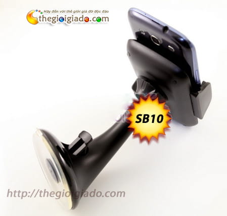 Gi&aacute; đỡ điện thoại tr&ecirc;n oto,GI&Aacute; ĐỠ SMARTPHONE D&Ugrave;NG TR&Ecirc;N XE &Ocirc;T&Ocirc; - MODEL: SB10 