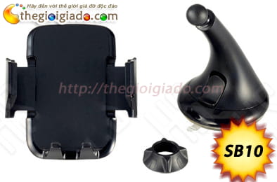 Gi&aacute; đỡ điện thoại tr&ecirc;n oto,GI&Aacute; ĐỠ SMARTPHONE D&Ugrave;NG TR&Ecirc;N XE &Ocirc;T&Ocirc; - MODEL: SB10 