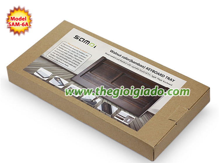 Gi&aacute; đỡ b&agrave;n ph&iacute;m Apple chất liệu gỗ SAM-6A
