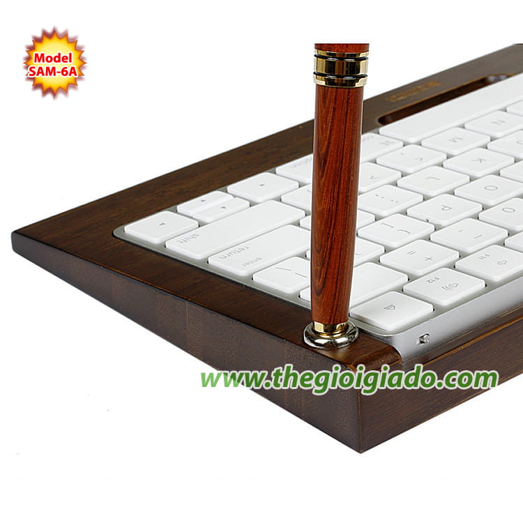 Gi&aacute; đỡ b&agrave;n ph&iacute;m Apple chất liệu gỗ SAM-6A