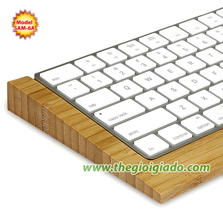 Gi&aacute; đỡ b&agrave;n ph&iacute;m Apple chất liệu gỗ SAM-6A