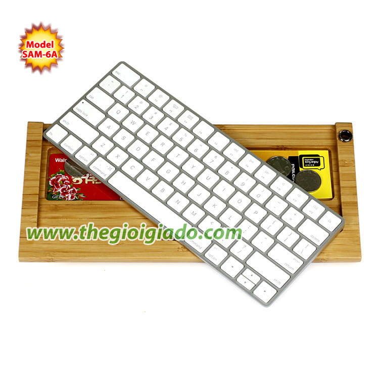 Gi&aacute; đỡ b&agrave;n ph&iacute;m Apple chất liệu gỗ SAM-6A