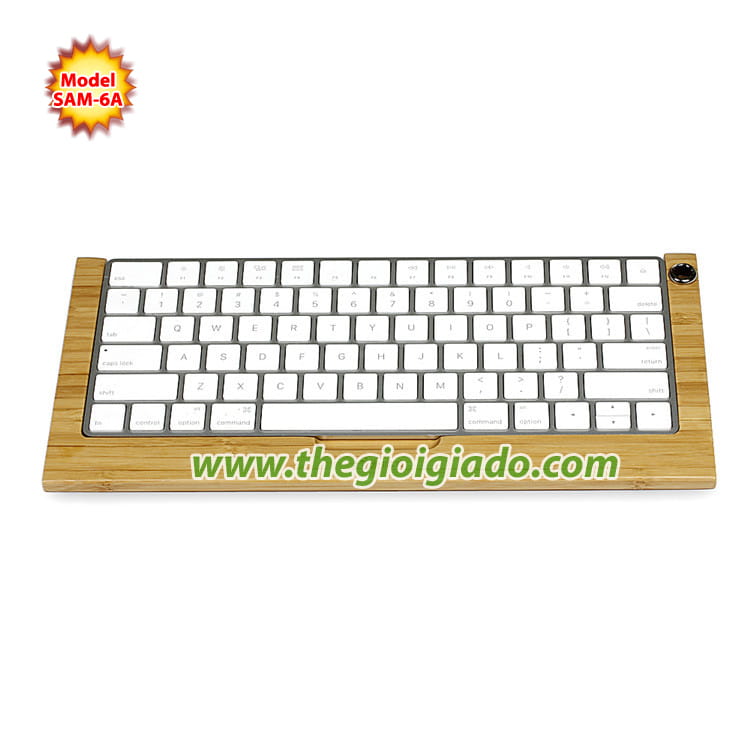 Gi&aacute; đỡ b&agrave;n ph&iacute;m Apple chất liệu gỗ SAM-6A