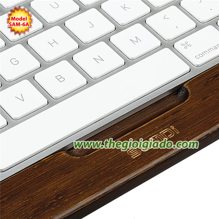 Gi&aacute; đỡ b&agrave;n ph&iacute;m Apple chất liệu gỗ SAM-6A