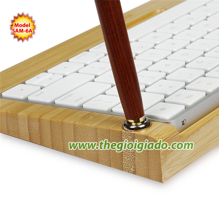 Gi&aacute; đỡ b&agrave;n ph&iacute;m Apple chất liệu gỗ SAM-6A