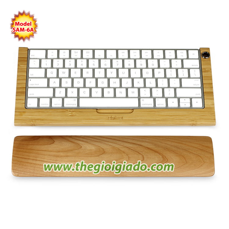 Gi&aacute; đỡ b&agrave;n ph&iacute;m Apple chất liệu gỗ SAM-6A
