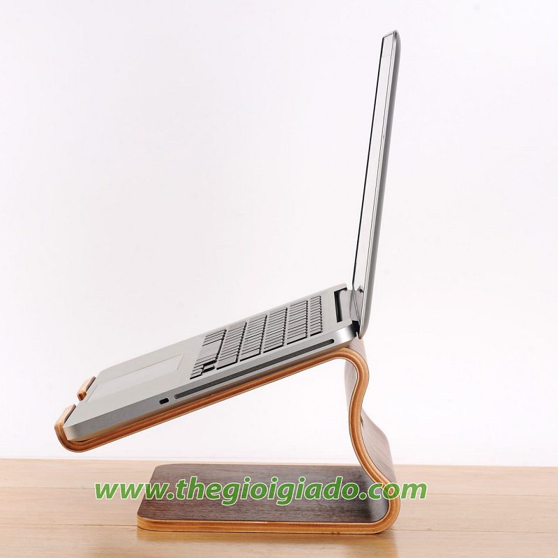 Gi&aacute; đỡ MacBook để b&agrave;n chất liệu gỗ SAM-8