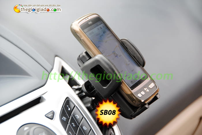GIÁ ĐỠ SMARTPHONE DÙNG TRÊN XE ÔTÔ,Giá đỡ điện thoại dùng trên oto - MODEL: SB08