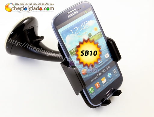 Giá đỡ điện thoại trên oto,GIÁ ĐỠ SMARTPHONE DÙNG TRÊN XE ÔTÔ - MODEL: SB10 