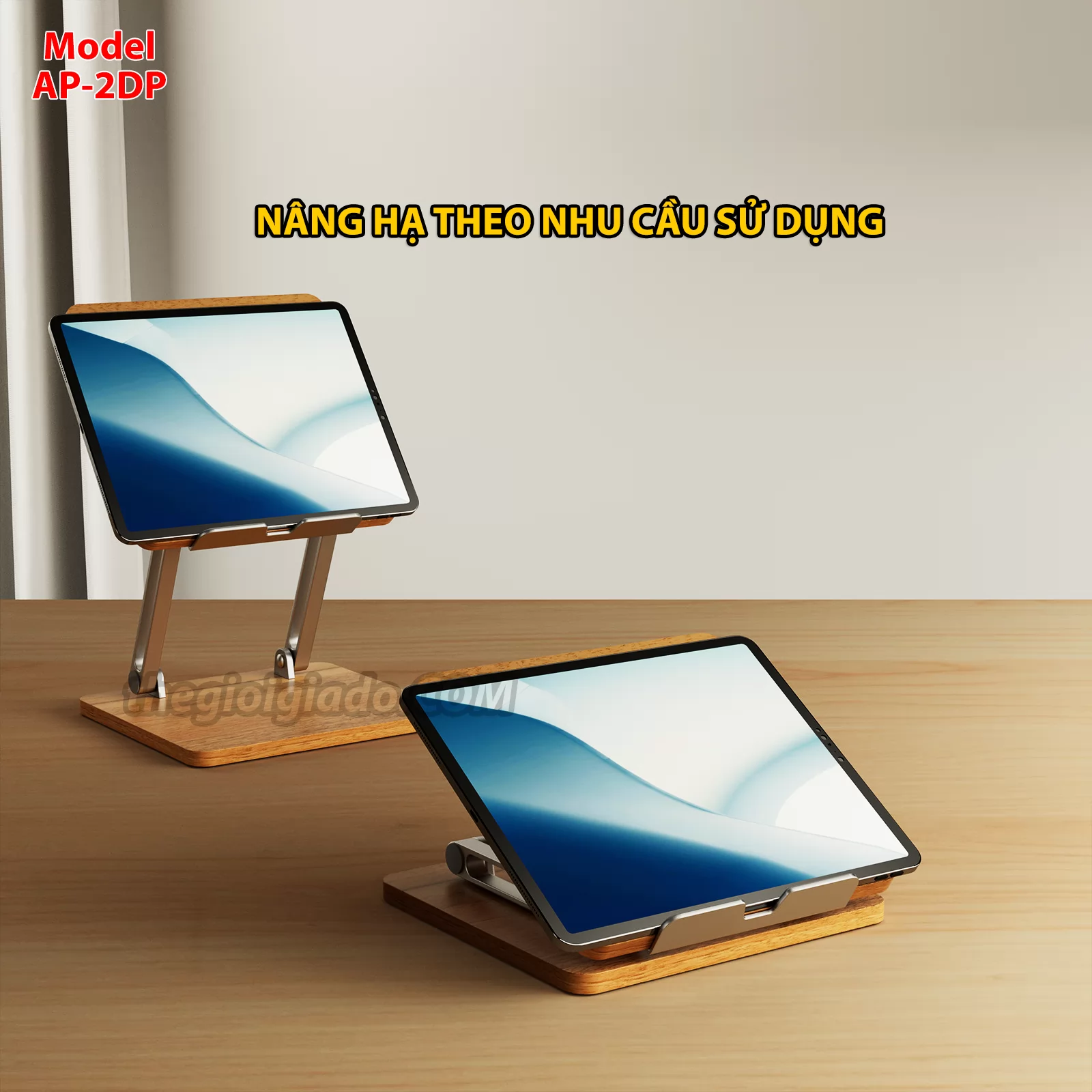 Giá đỡ tablet cỡ lớn trên bàn làm việc