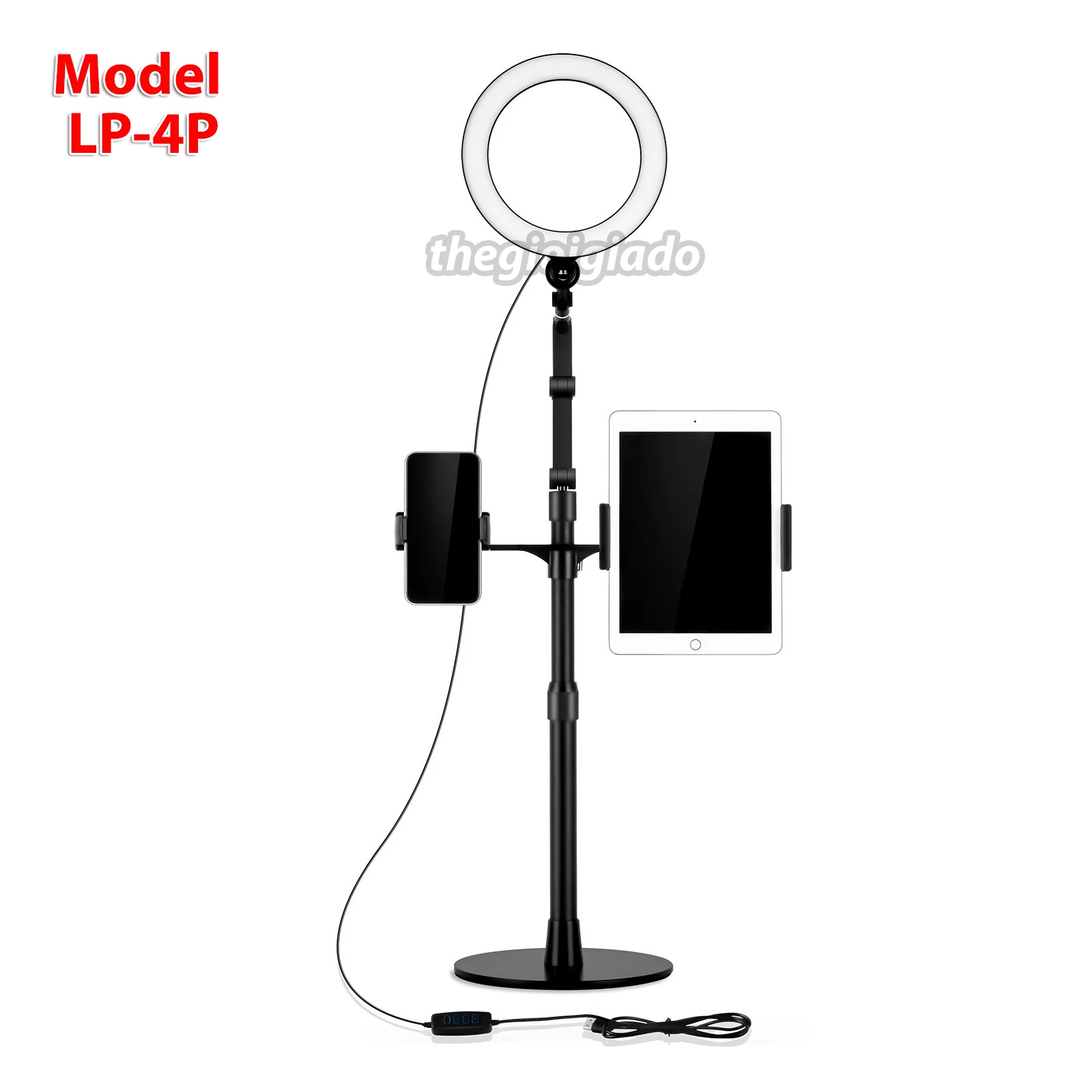 GIÁ ĐỠ LIVESTREAM ĐA NĂNG CHO ĐIỆN THOẠI & MÁY TÍNH BẢNG MODEL LP-4P/LP-4PD