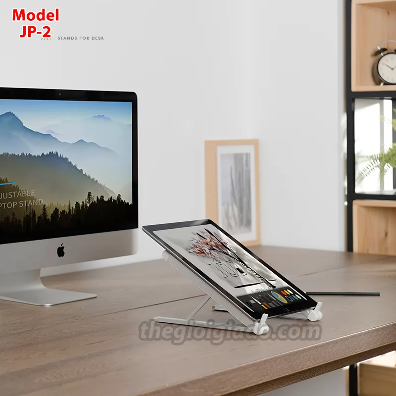 Giá đỡ Laptop kiêm giá đỡ Ipad trên bàn làm việc