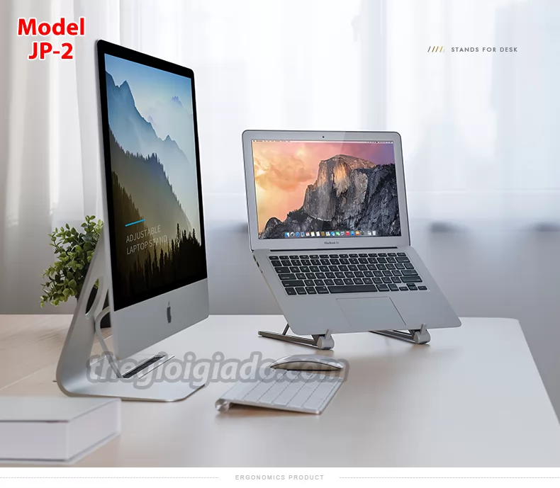 Giá đỡ Laptop kiêm giá đỡ Ipad trên bàn làm việc
