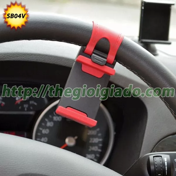 Giá đỡ điện thoại trên ôtô (gắn ở vô lăng xe) Model SB04V